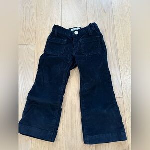 Bonpoint Black velvet pants